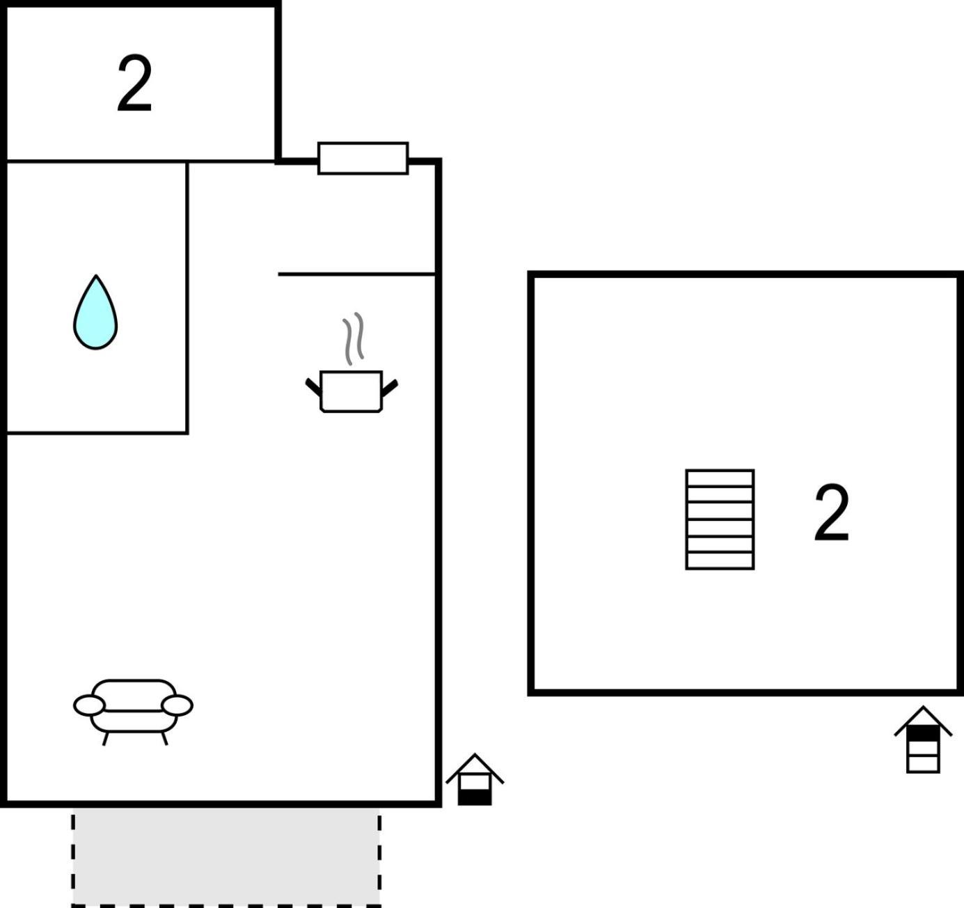 Cozy Apartment In Friedrichskoog With Kitchen Eksteriør bilde